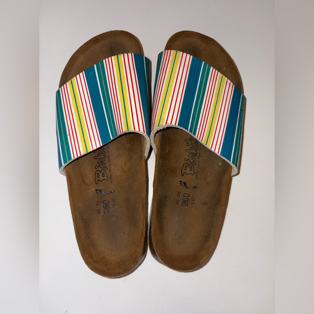 Birki’s‎  by Birkenstock rainbow spring slide eu 40 narrow